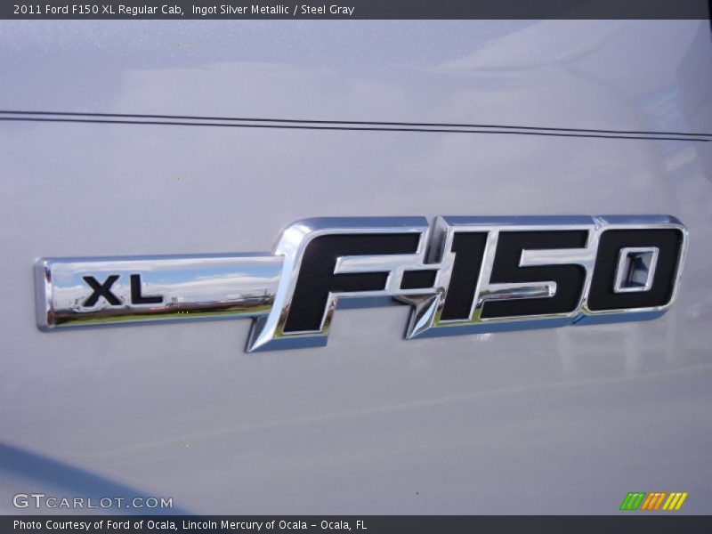 Ingot Silver Metallic / Steel Gray 2011 Ford F150 XL Regular Cab