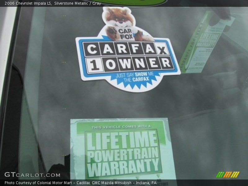 Silverstone Metallic / Gray 2006 Chevrolet Impala LS
