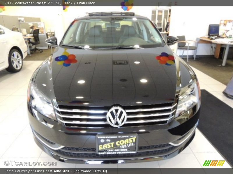 Black / Titan Black 2012 Volkswagen Passat 2.5L SE