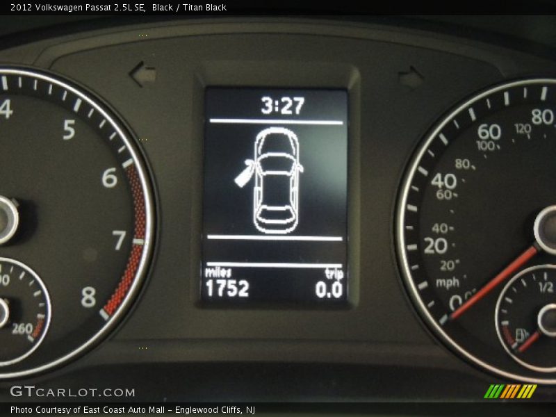 Black / Titan Black 2012 Volkswagen Passat 2.5L SE