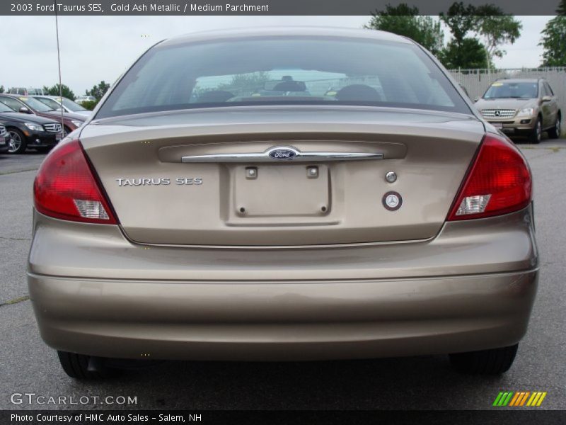 Gold Ash Metallic / Medium Parchment 2003 Ford Taurus SES