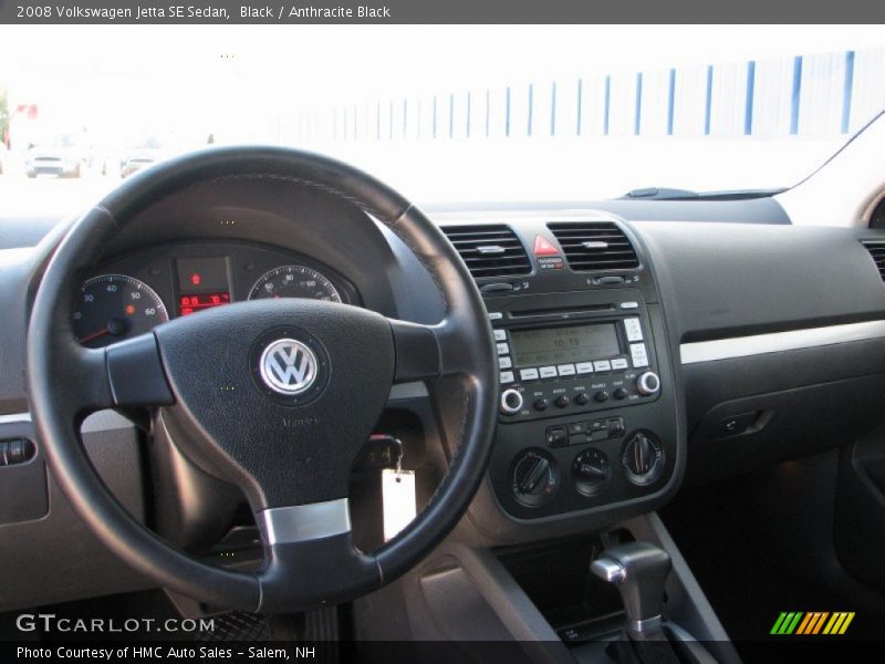 Black / Anthracite Black 2008 Volkswagen Jetta SE Sedan