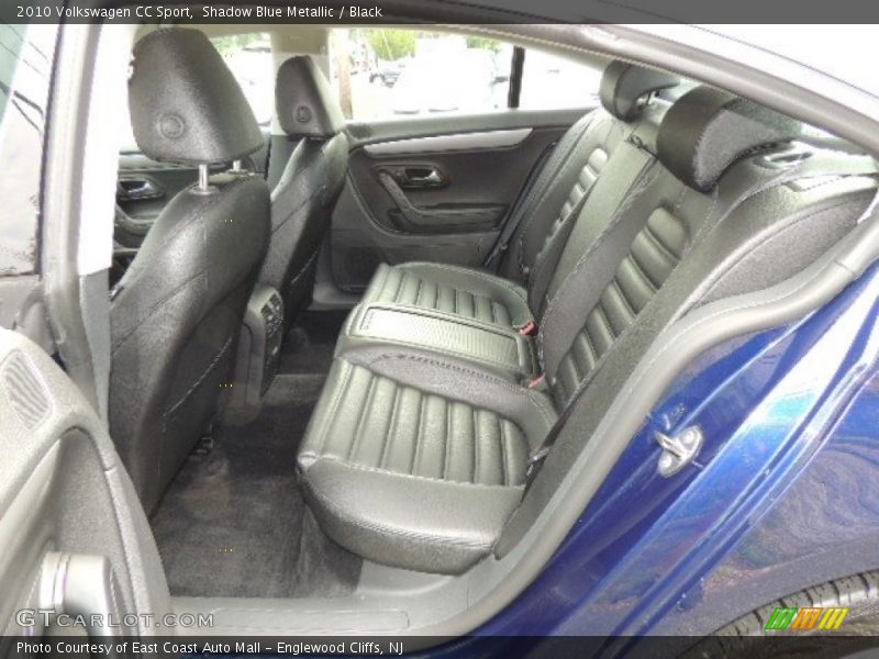 Shadow Blue Metallic / Black 2010 Volkswagen CC Sport