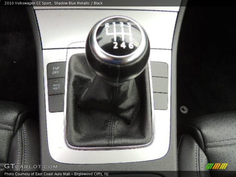 Shadow Blue Metallic / Black 2010 Volkswagen CC Sport