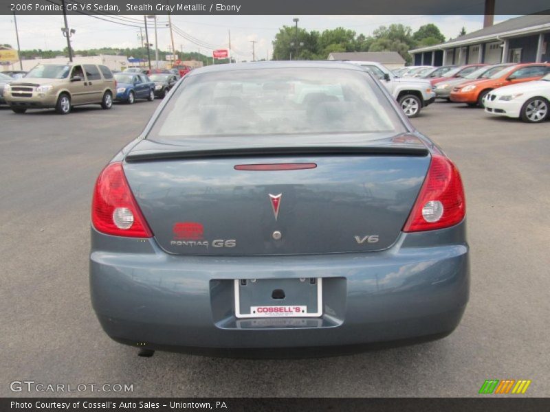 Stealth Gray Metallic / Ebony 2006 Pontiac G6 V6 Sedan