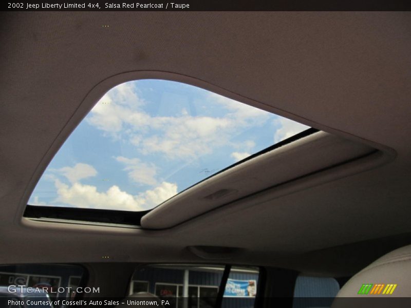 Salsa Red Pearlcoat / Taupe 2002 Jeep Liberty Limited 4x4