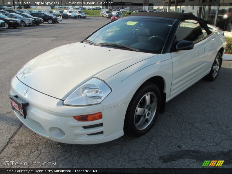 Dover White Pearl / Midnight 2003 Mitsubishi Eclipse Spyder GS