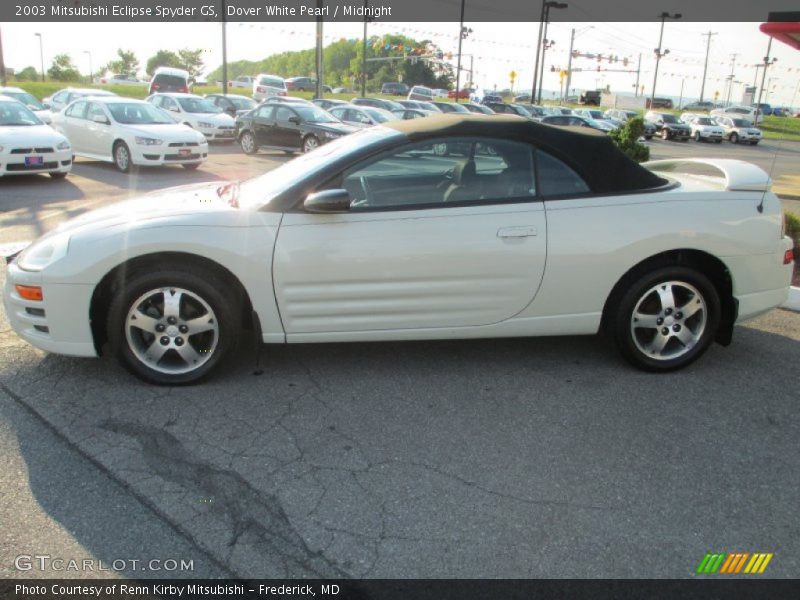 Dover White Pearl / Midnight 2003 Mitsubishi Eclipse Spyder GS