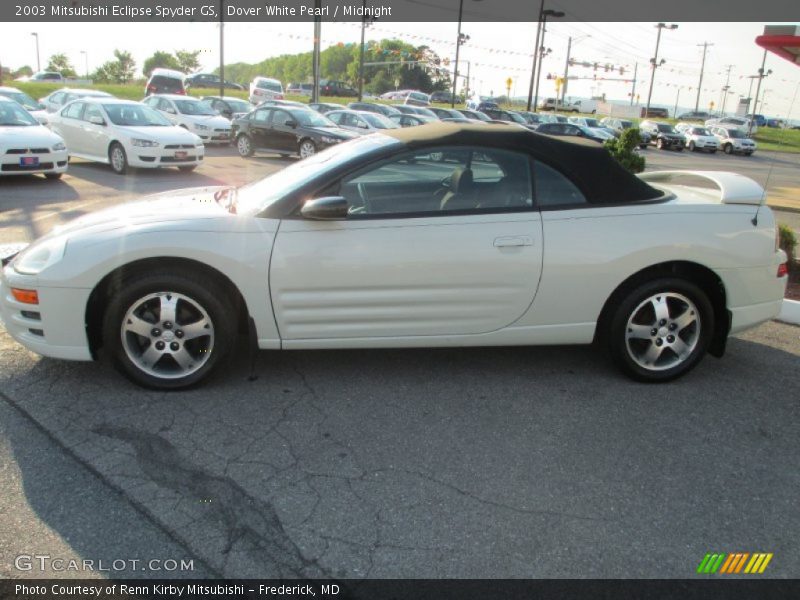 Dover White Pearl / Midnight 2003 Mitsubishi Eclipse Spyder GS