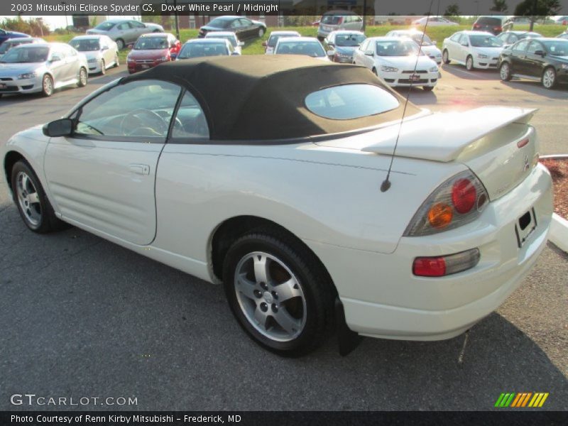 Dover White Pearl / Midnight 2003 Mitsubishi Eclipse Spyder GS