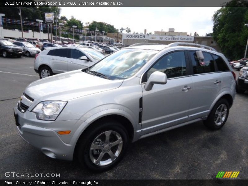Silver Ice Metallic / Black 2012 Chevrolet Captiva Sport LTZ AWD