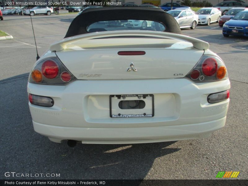 Dover White Pearl / Midnight 2003 Mitsubishi Eclipse Spyder GS