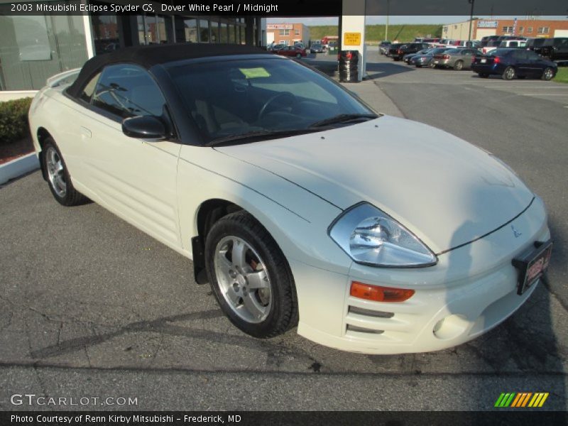 Dover White Pearl / Midnight 2003 Mitsubishi Eclipse Spyder GS