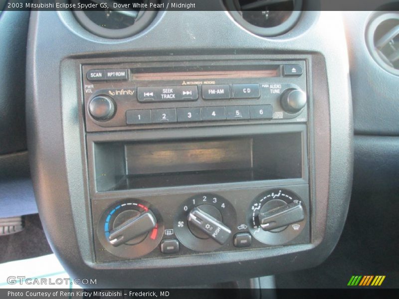 Dover White Pearl / Midnight 2003 Mitsubishi Eclipse Spyder GS