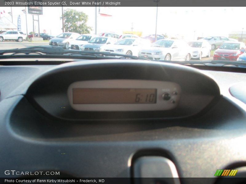 Dover White Pearl / Midnight 2003 Mitsubishi Eclipse Spyder GS
