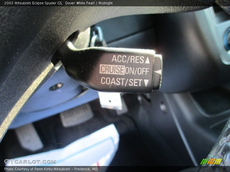 Dover White Pearl / Midnight 2003 Mitsubishi Eclipse Spyder GS
