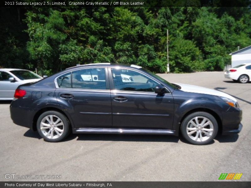 Graphite Gray Metallic / Off Black Leather 2013 Subaru Legacy 2.5i Limited