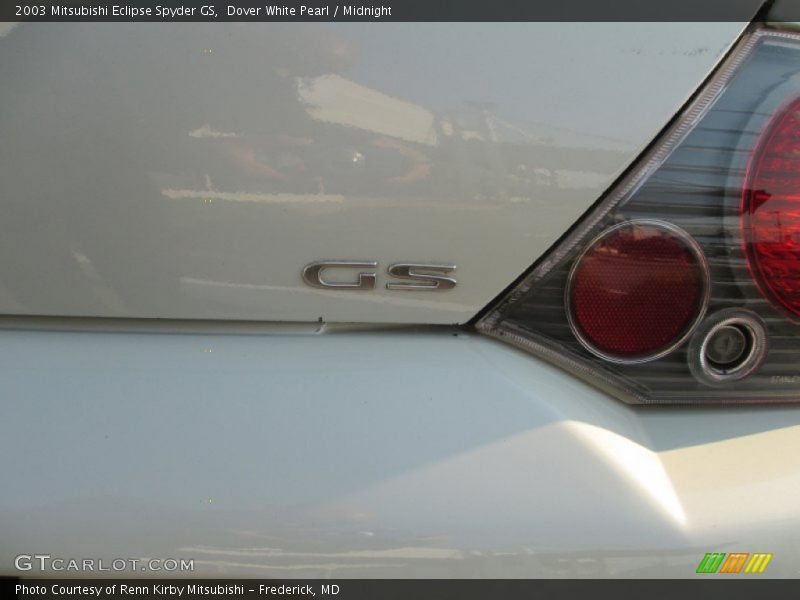 Dover White Pearl / Midnight 2003 Mitsubishi Eclipse Spyder GS