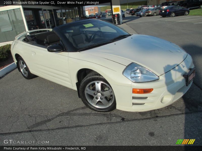 Dover White Pearl / Midnight 2003 Mitsubishi Eclipse Spyder GS