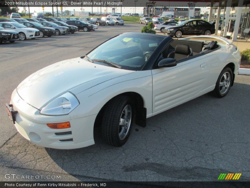 Dover White Pearl / Midnight 2003 Mitsubishi Eclipse Spyder GS