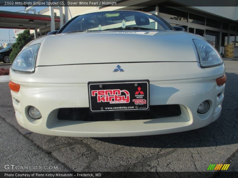 Dover White Pearl / Midnight 2003 Mitsubishi Eclipse Spyder GS