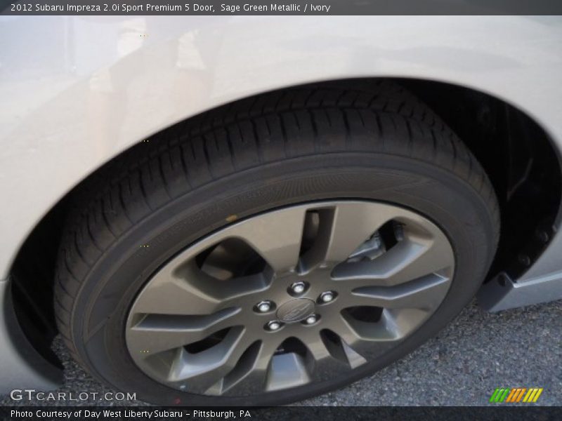 Sage Green Metallic / Ivory 2012 Subaru Impreza 2.0i Sport Premium 5 Door