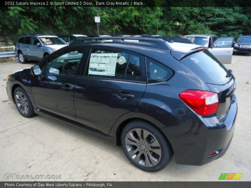 Dark Gray Metallic / Black 2012 Subaru Impreza 2.0i Sport Limited 5 Door
