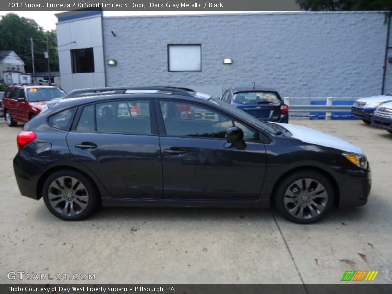 Dark Gray Metallic / Black 2012 Subaru Impreza 2.0i Sport Limited 5 Door