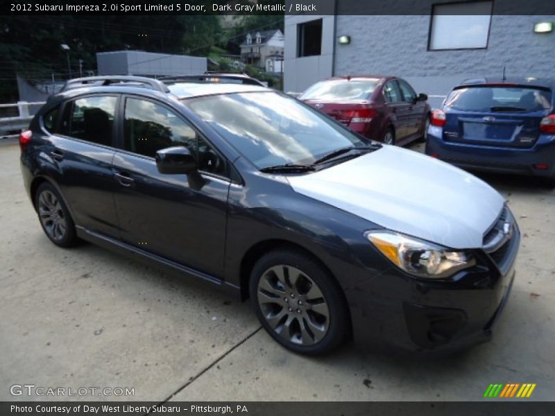Dark Gray Metallic / Black 2012 Subaru Impreza 2.0i Sport Limited 5 Door