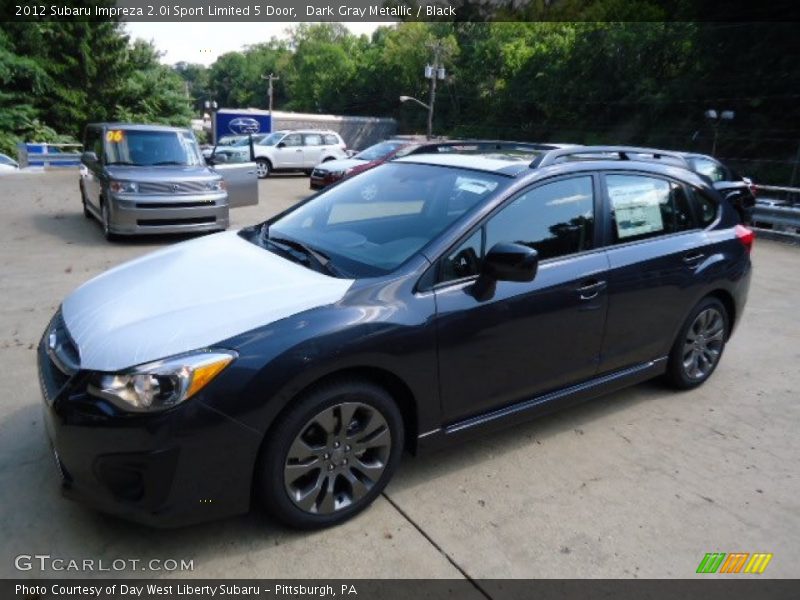 Dark Gray Metallic / Black 2012 Subaru Impreza 2.0i Sport Limited 5 Door