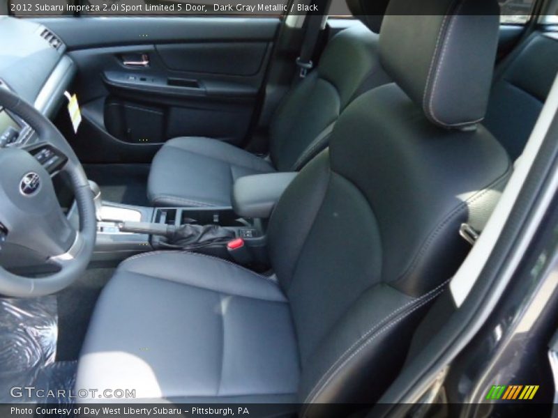 Dark Gray Metallic / Black 2012 Subaru Impreza 2.0i Sport Limited 5 Door