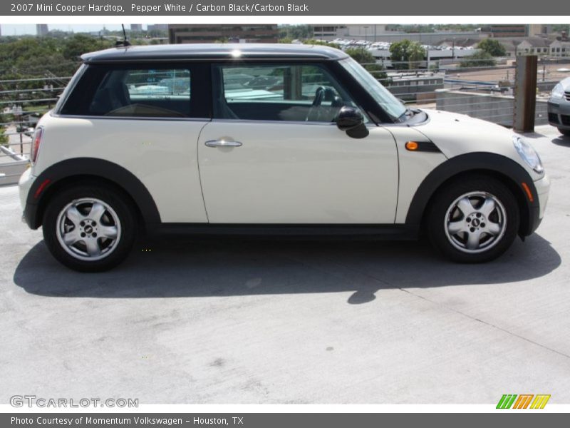 Pepper White / Carbon Black/Carbon Black 2007 Mini Cooper Hardtop