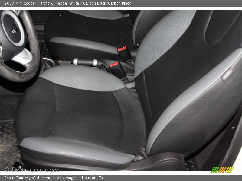 Pepper White / Carbon Black/Carbon Black 2007 Mini Cooper Hardtop