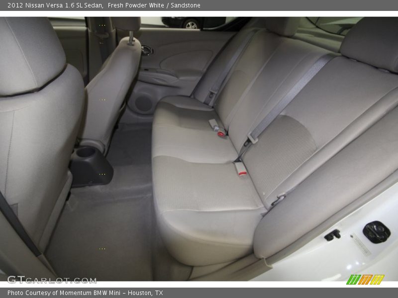 Fresh Powder White / Sandstone 2012 Nissan Versa 1.6 SL Sedan