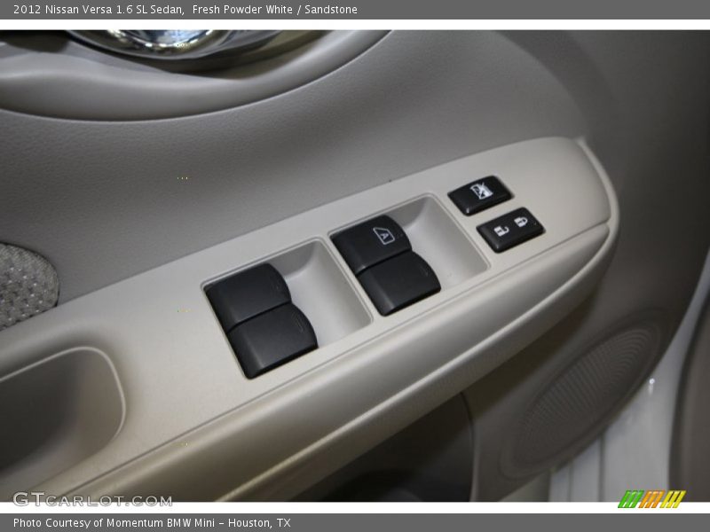 Fresh Powder White / Sandstone 2012 Nissan Versa 1.6 SL Sedan