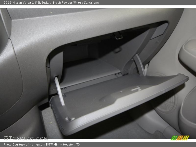 Fresh Powder White / Sandstone 2012 Nissan Versa 1.6 SL Sedan