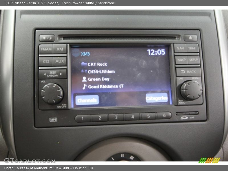 Fresh Powder White / Sandstone 2012 Nissan Versa 1.6 SL Sedan