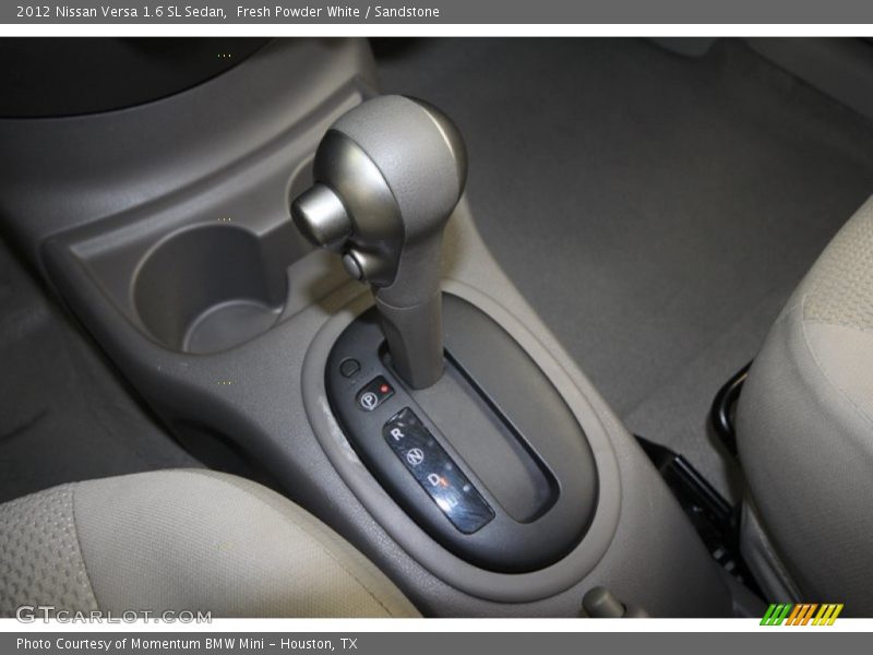 Fresh Powder White / Sandstone 2012 Nissan Versa 1.6 SL Sedan