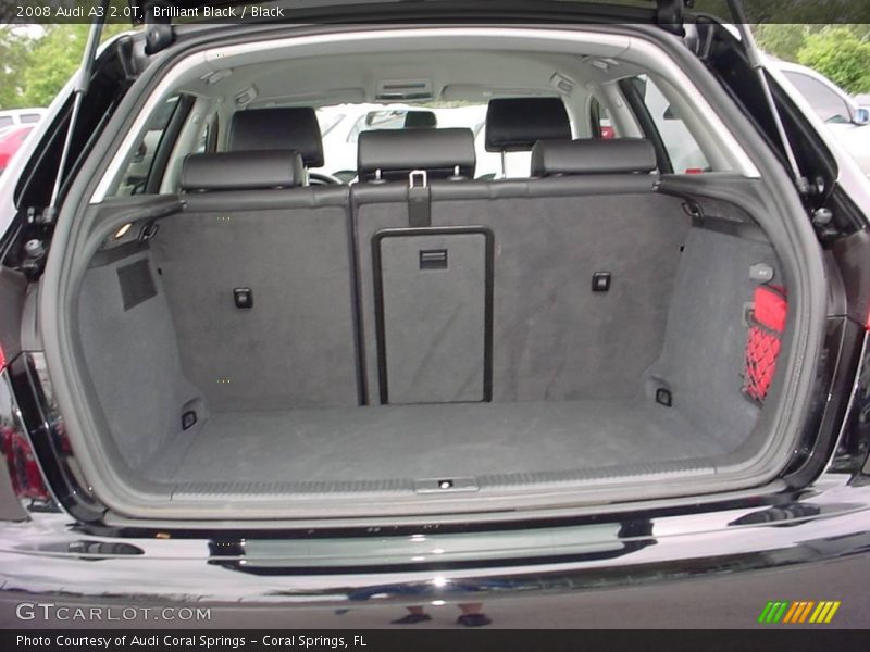 Brilliant Black / Black 2008 Audi A3 2.0T