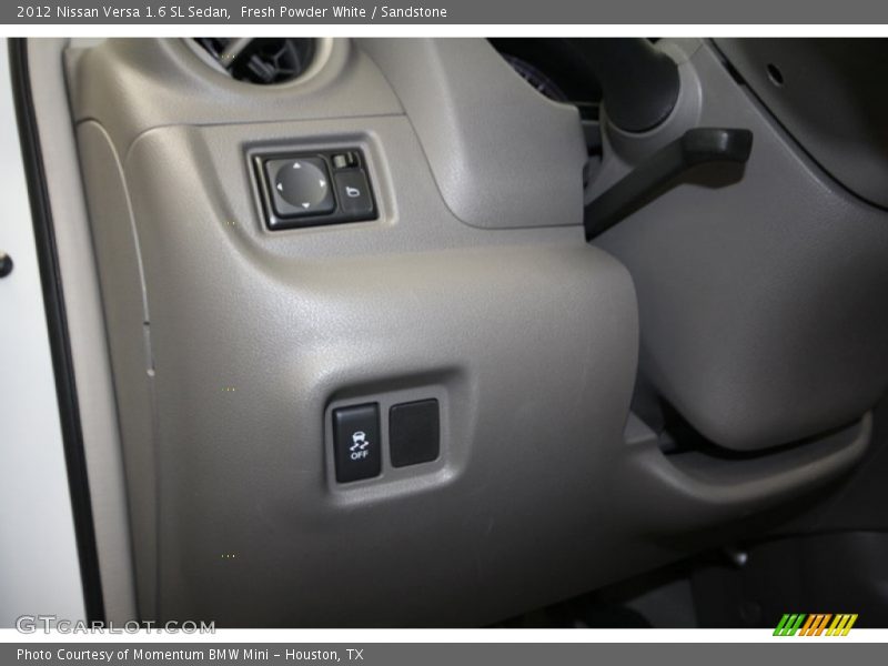 Fresh Powder White / Sandstone 2012 Nissan Versa 1.6 SL Sedan