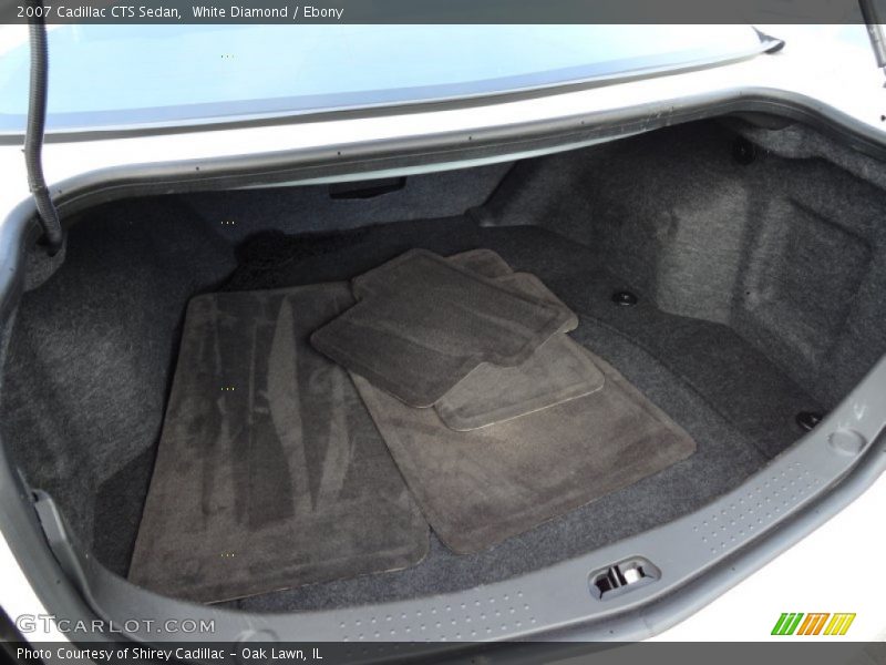 White Diamond / Ebony 2007 Cadillac CTS Sedan