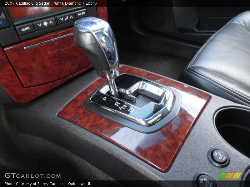 White Diamond / Ebony 2007 Cadillac CTS Sedan