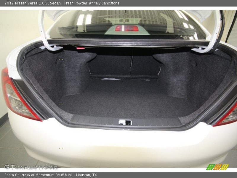 Fresh Powder White / Sandstone 2012 Nissan Versa 1.6 SL Sedan