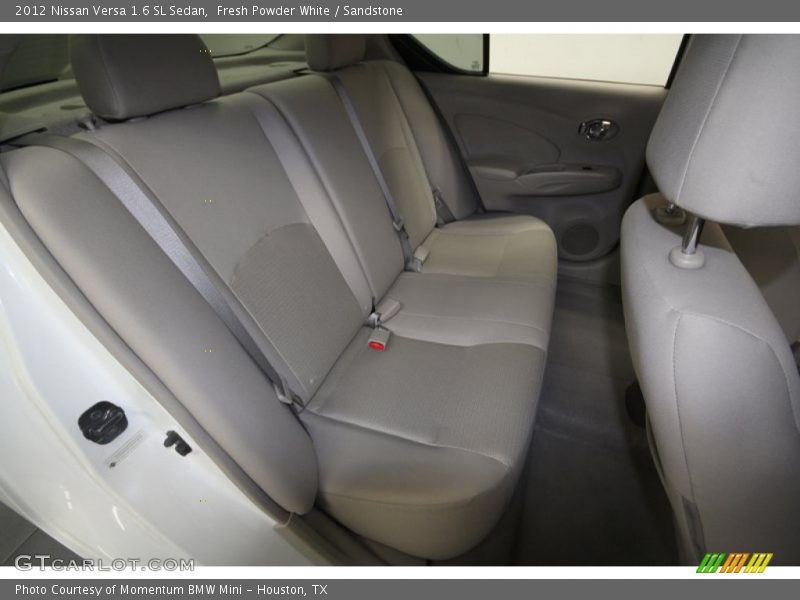 Fresh Powder White / Sandstone 2012 Nissan Versa 1.6 SL Sedan