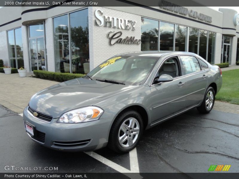 Dark Silver Metallic / Gray 2008 Chevrolet Impala LS