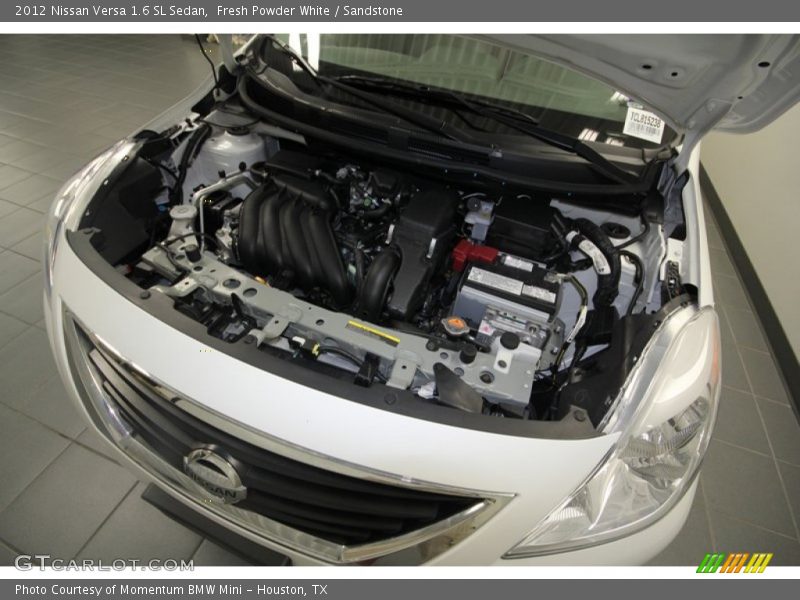 Fresh Powder White / Sandstone 2012 Nissan Versa 1.6 SL Sedan