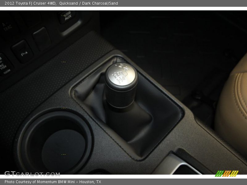 Quicksand / Dark Charcoal/Sand 2012 Toyota FJ Cruiser 4WD