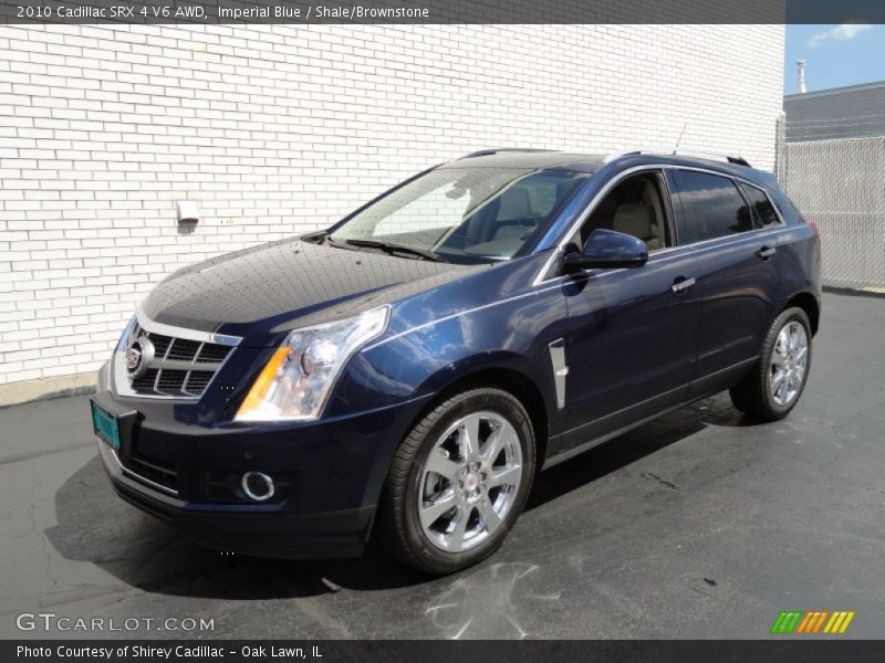 Imperial Blue / Shale/Brownstone 2010 Cadillac SRX 4 V6 AWD