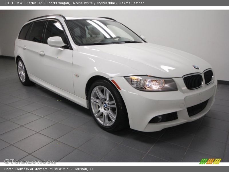 Front 3/4 View of 2011 3 Series 328i Sports Wagon