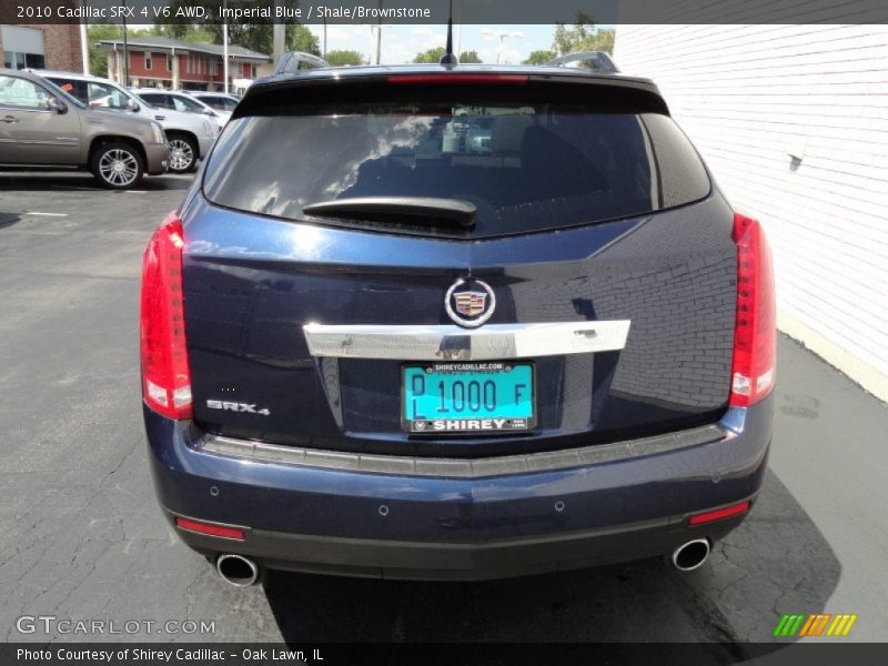 Imperial Blue / Shale/Brownstone 2010 Cadillac SRX 4 V6 AWD